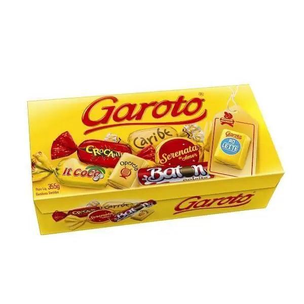 Caixa de Bombom Garoto (Garotices) 250g - Meu Brasil On Line