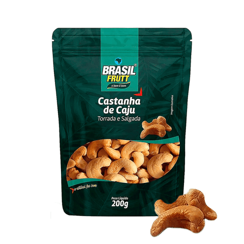 Brasil Frutt Castanha de Caju 200g - MEUBRASILONLINE