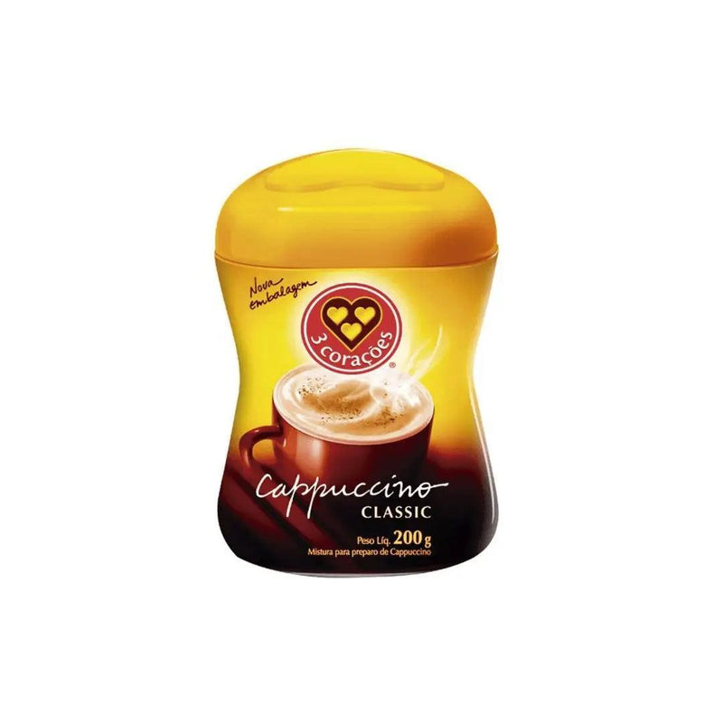 Cappuccino 3 corações Classic 200g - Meu Brasil On Line