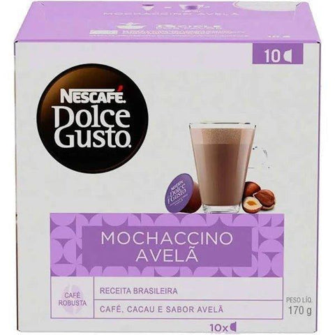 Cápsulas Dolce Gusto Mochaccino Avelã 10 Cápsulas - Caixa - MEUBRASILONLINE