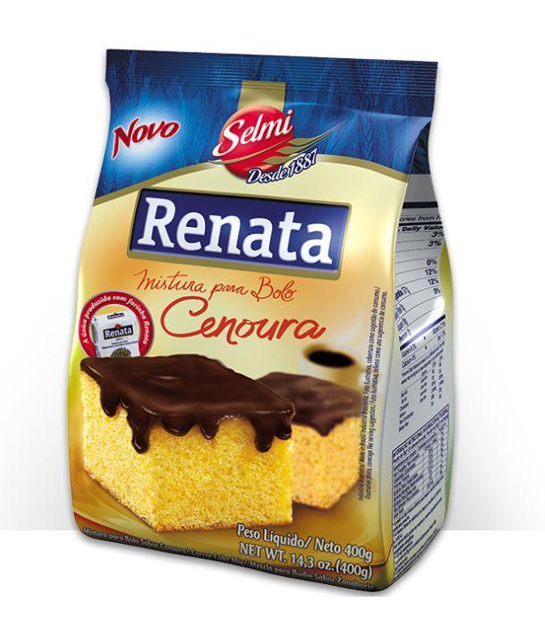 Renata Carrot flavor Cake Mix 14.3 oz - Mistura para Bolo sabor Cenoura 400g - MEUBRASILONLINE