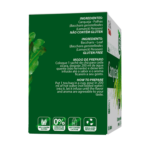 Carqueja Tea 10 Sachets - Chá Mais