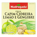 Cha Capim Cidreira Limao e Gengibre Madrugada 10g - MEUBRASILONLINE