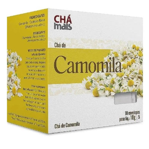 Cha de Camomila Cha Mais 10g - MEUBRASILONLINE