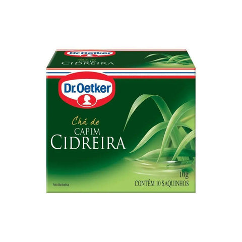 Chá de Capim Cidreira Com 10 Sachês Dr. Oetker 10g - MEUBRASILONLINE