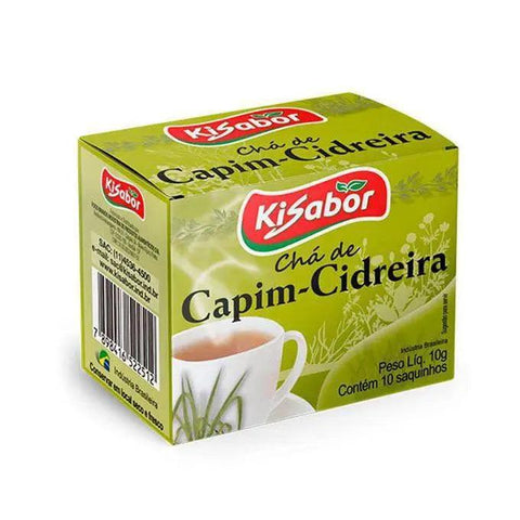 Cha de Capim Cidreira Kisabor 10g - MEUBRASILONLINE