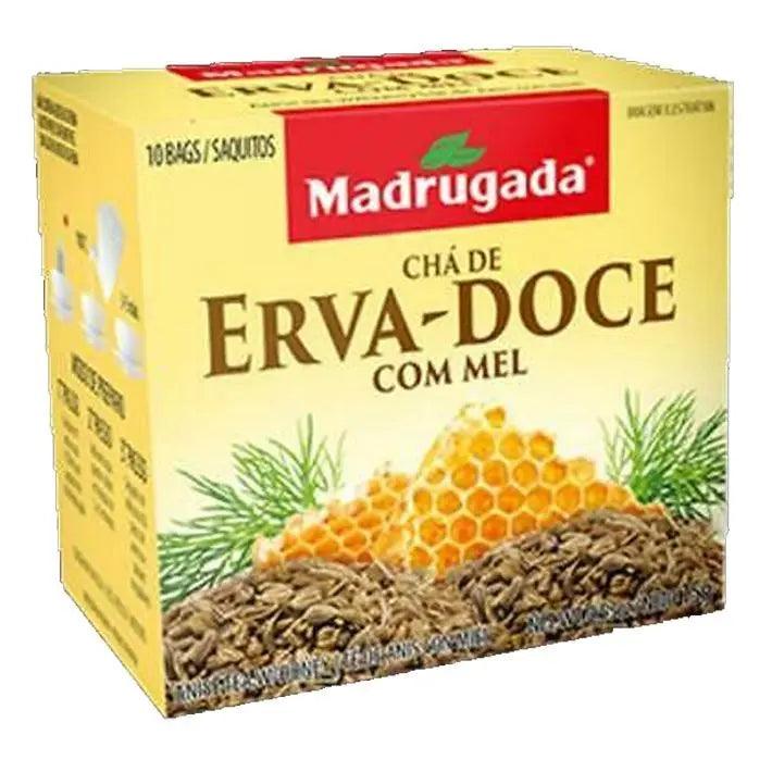 Cha de Erva Doce Com Mel Madrugada 15g - Meu Brasil On Line