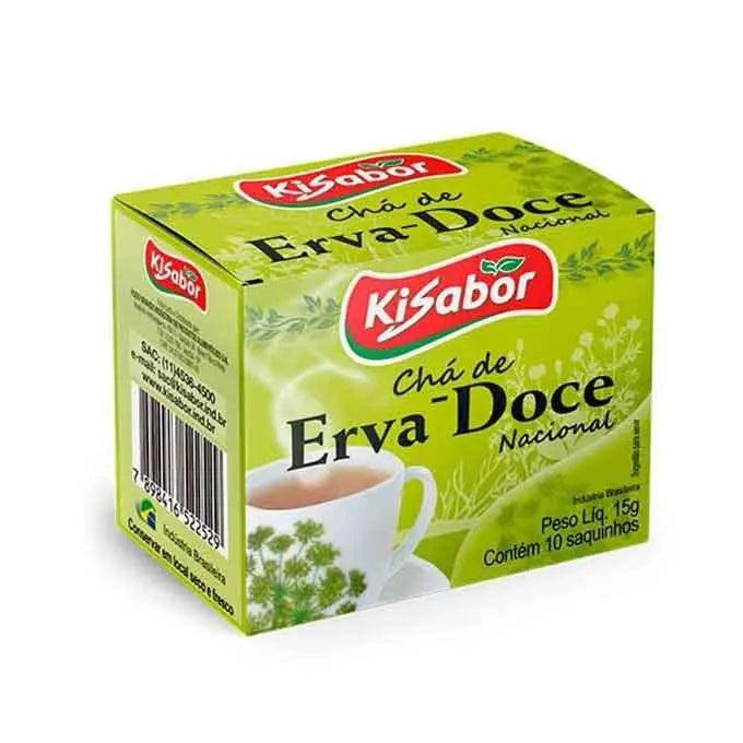 Cha de Erva Doce Kisabor 10g - Meu Brasil On Line