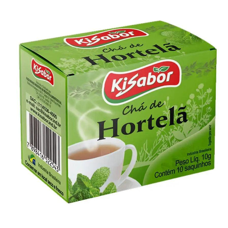 Cha de Hortela Kisabor 10g - Meu Brasil On Line