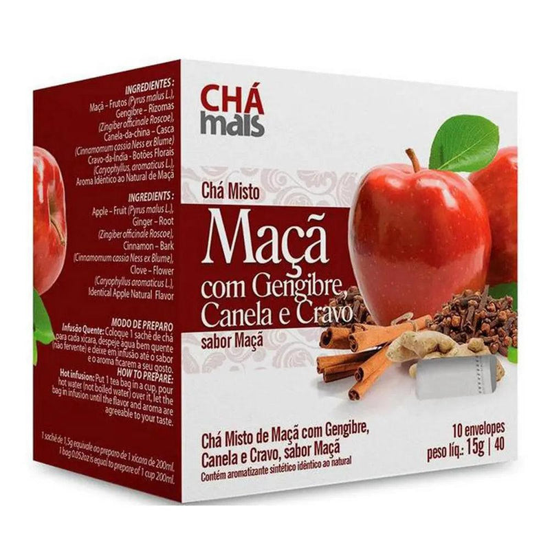 Cha de Maca com Gengibre, Cravo e Canela Cha Mais 15g - MEUBRASILONLINE