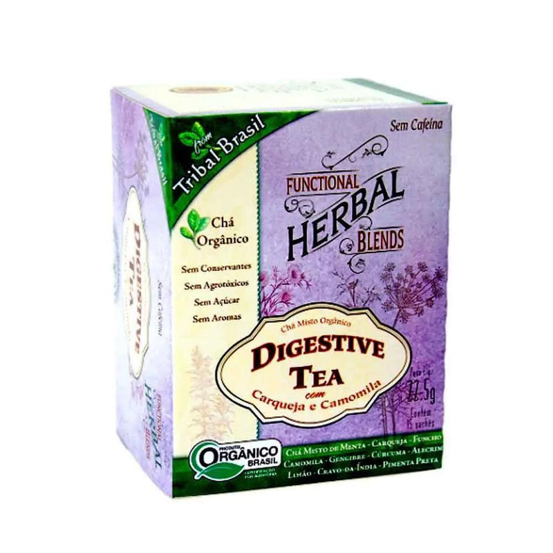 Chá Misto Orgânico Digestive Tea Tribal 22,5g - MEUBRASILONLINE