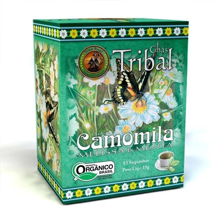 Chá Orgânico de Camomila, Melissa e Menta Tribal 15g - Meu Brasil On Line