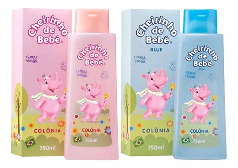 Colônia Cheirinho De Bebê Rosa - 750ml
