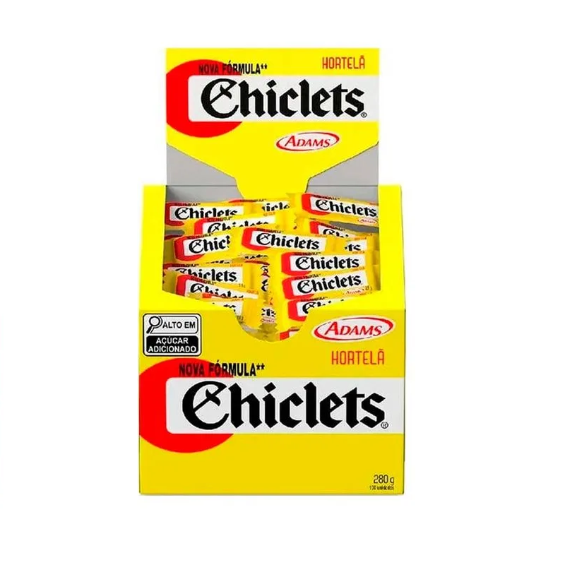 Adams Chiclets Hortelã 280g