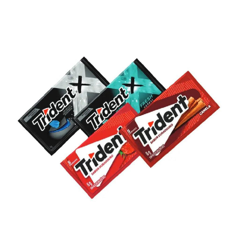 CHICLETE TRIDENT MORANGO C/5UN - Meu Brasil On Line