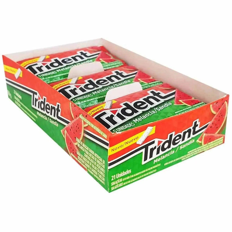 Chiclete trident sabor melancia caixa 168G - Meu Brasil On Line