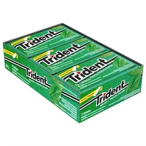 Chiclete trident sabor menta caixa 168G - Meu Brasil On Line