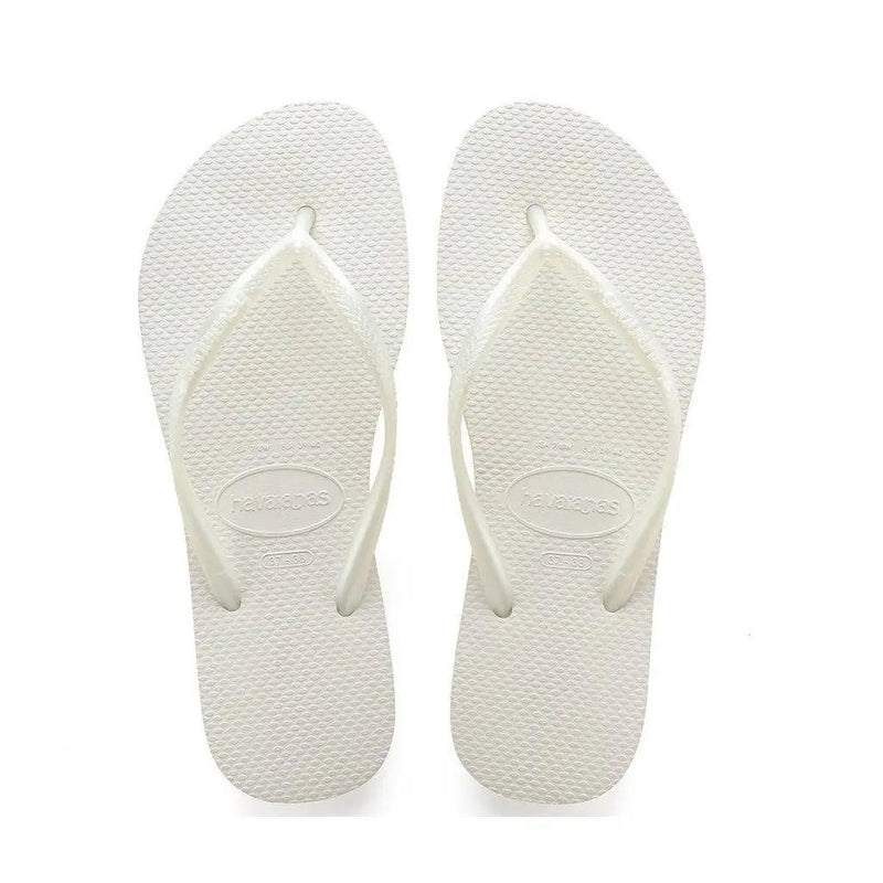 Chinelo Slim BRANCO (HAVAINAS) - Meu Brasil On Line