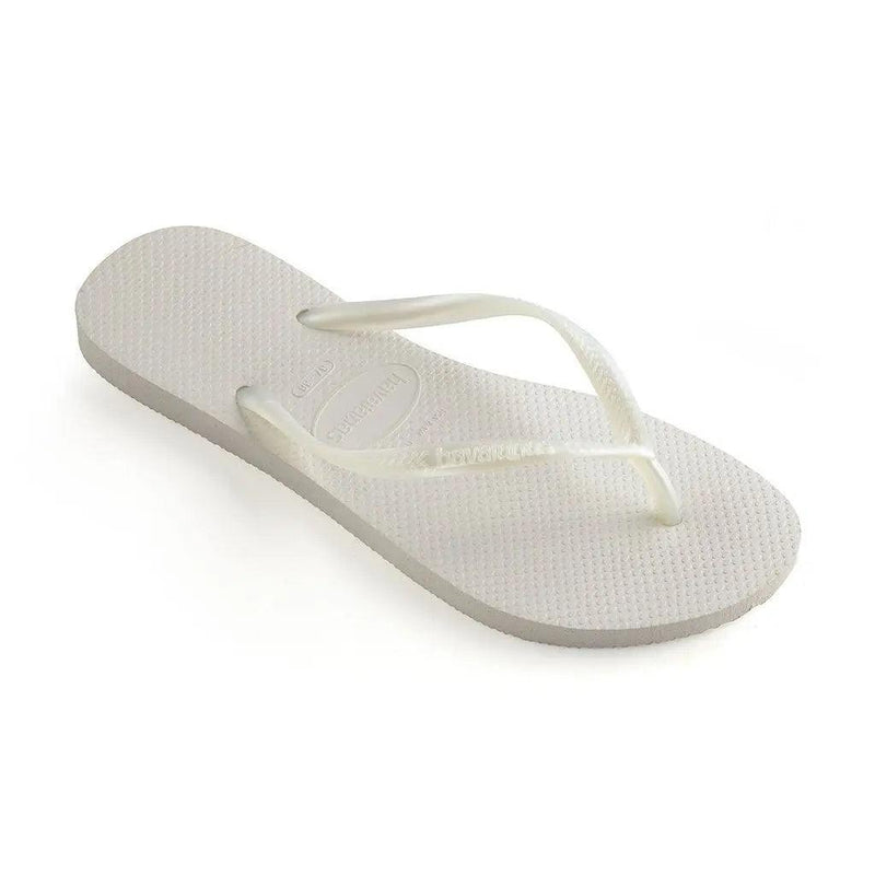 Chinelo Slim BRANCO (HAVAINAS) - Meu Brasil On Line