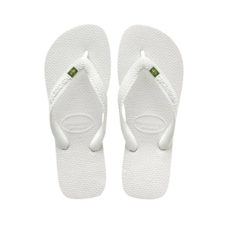 Chinelos Havaianas do Brasil - Branco - Meu Brasil On Line