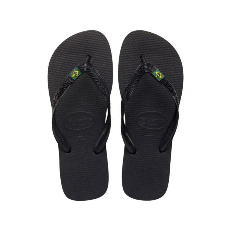 Chinelos Havaianas do Brasil - Preto - Meu Brasil On Line