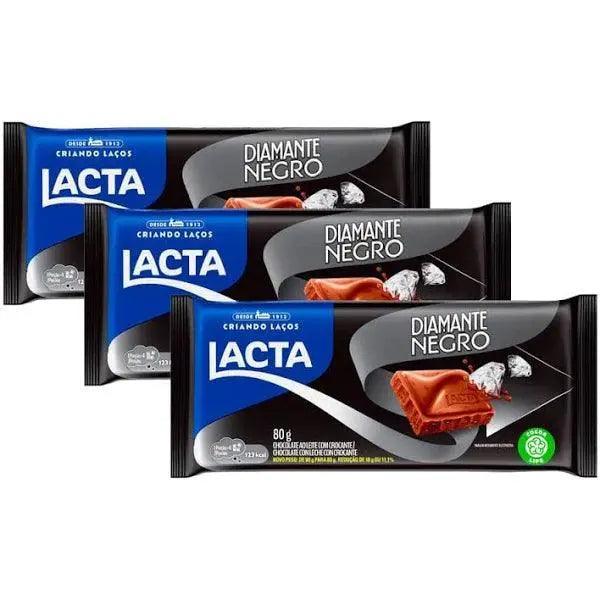 Chocolate Diamante Negro Lacta 3 x 80g - Meu Brasil On Line