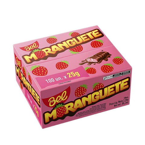 Chocolate Moranguete 100 unidades 25 G - MEUBRASILONLINE
