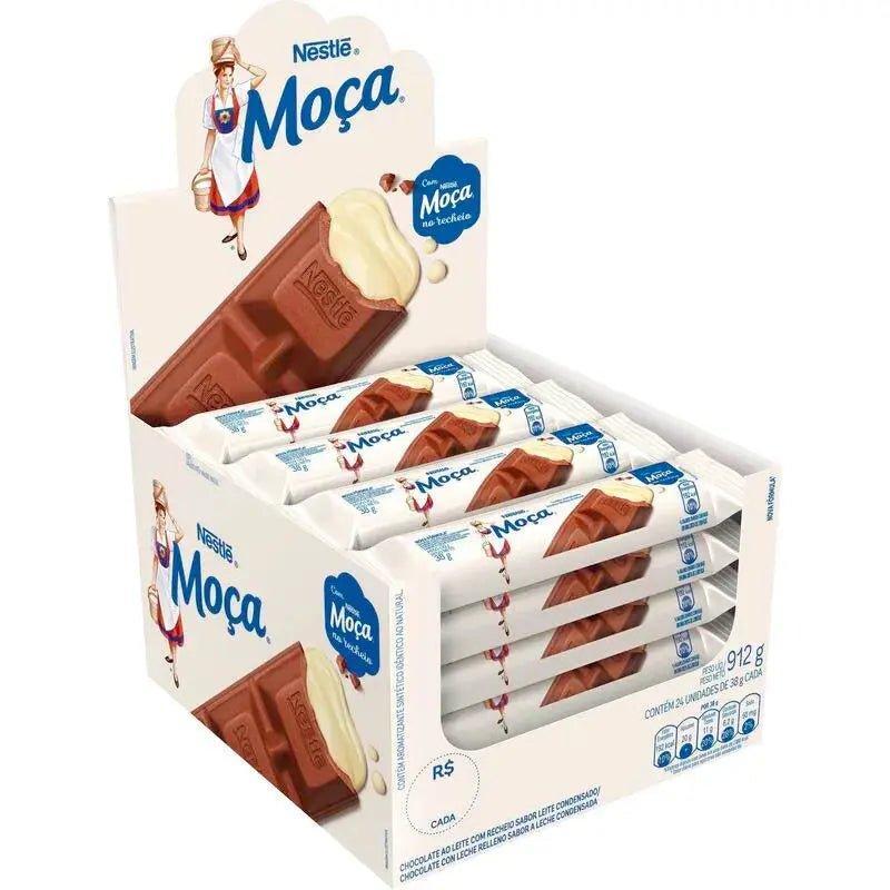 Chocolate Nestle Moça caixa com 24 unid 912G - Meu Brasil On Line