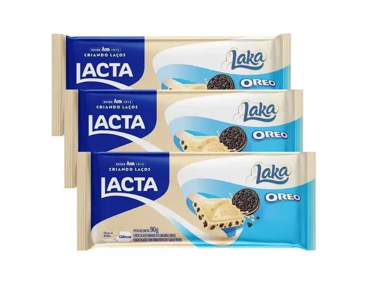 Chocolate Oreo Lacta 3 x 90g - Meu Brasil On Line