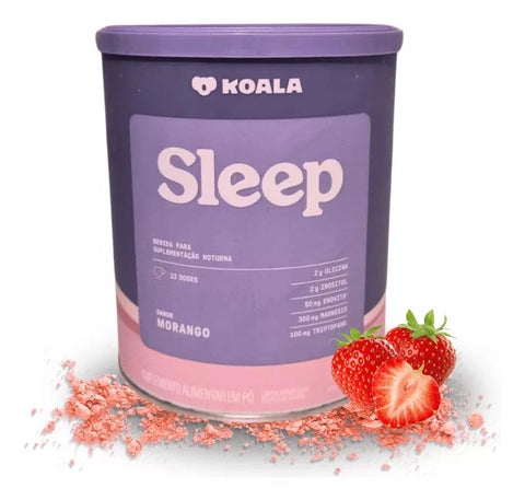 Koala Sleep Morango 264G Bebida Noturna para um sono Inteligente. - MEUBRASILONLINE