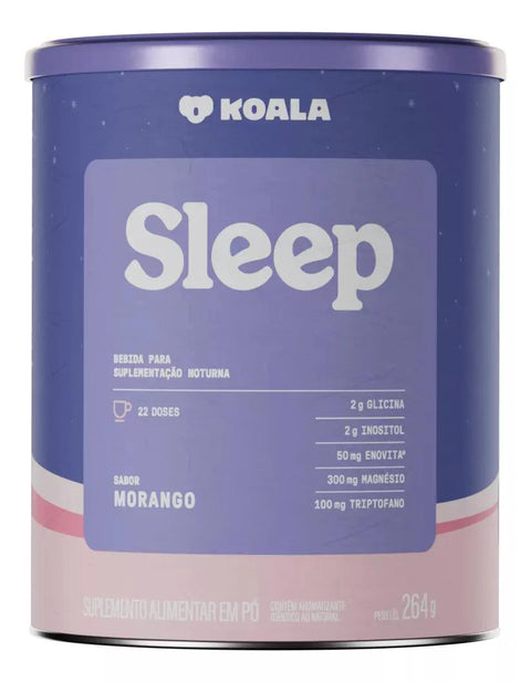 Koala Sleep Morango 264G Bebida Noturna para um sono Inteligente. - MEUBRASILONLINE