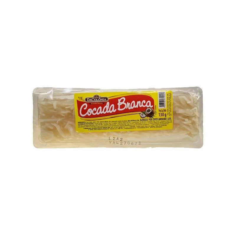 Cocada Branca DaColônia Pacote 130g - Meu Brasil On Line