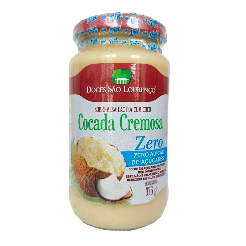 Cocada Cremosa Zero São Lourenço 375g - Meu Brasil On Line