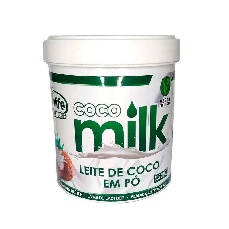 Coco Milk Leite de Coco em Pó 200g Unilife - MEUBRASILONLINE