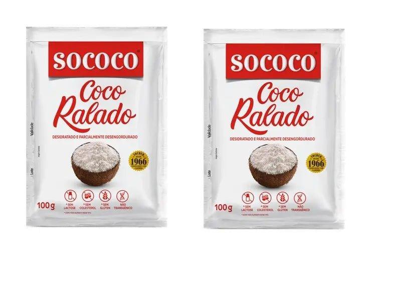 Coco Ralado Sococo Puro 2 x 100g - MEUBRASILONLINE