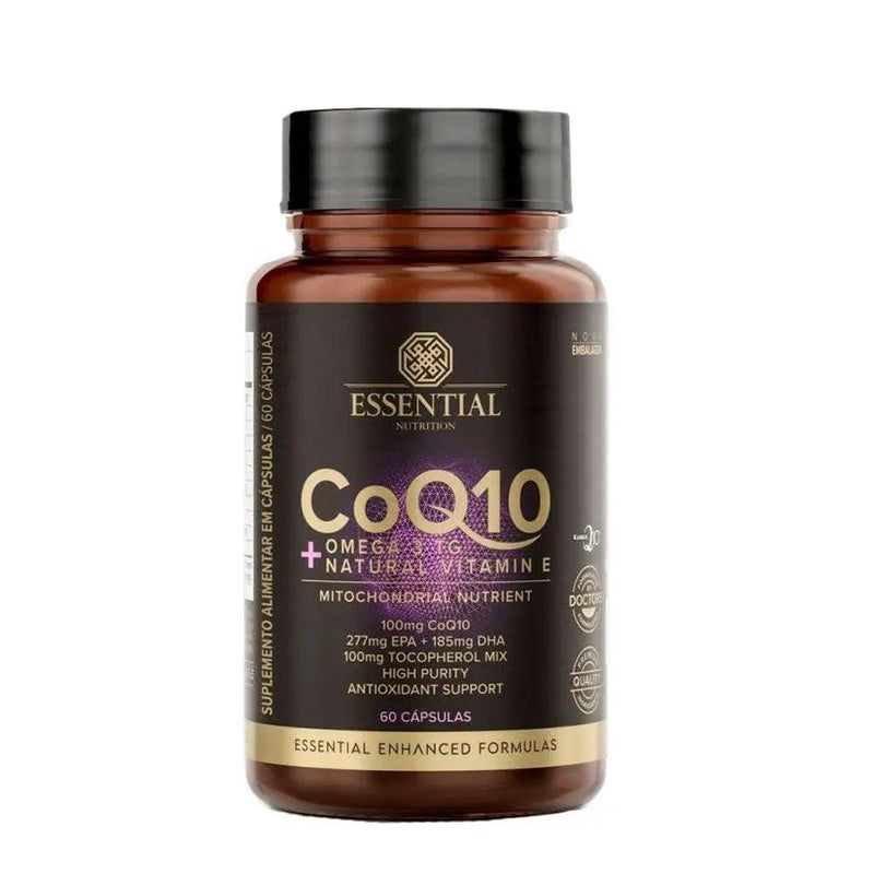 Coenzima Q10 COQ10 Essential Nutrition 60caps - Meu Brasil On Line