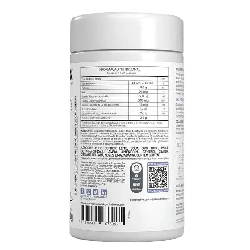 Colágeno Collagen Cranberry Dux 330g - Meu Brasil On Line