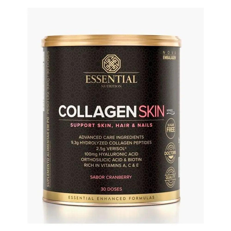 Colágeno Collagen Skin Cranberry Essential Nutrition 330g - Meu Brasil On Line