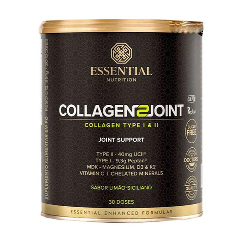 Collagen 2 Joint Limão Siciliano Essential Nutrition 351g - MEUBRASILONLINE