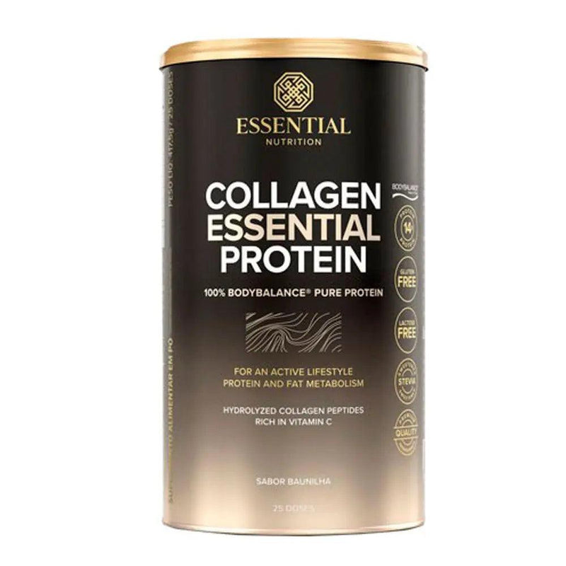 Collagen Essential Protein Baunilha Essential Nutrition 457,5g - Meu Brasil On Line