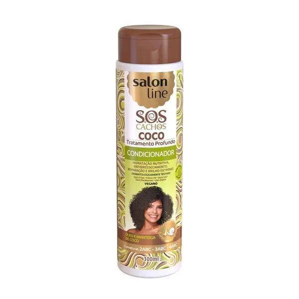 Condicionador SOS Cachos Coco Salon Line 300ml - Meu Brasil On Line