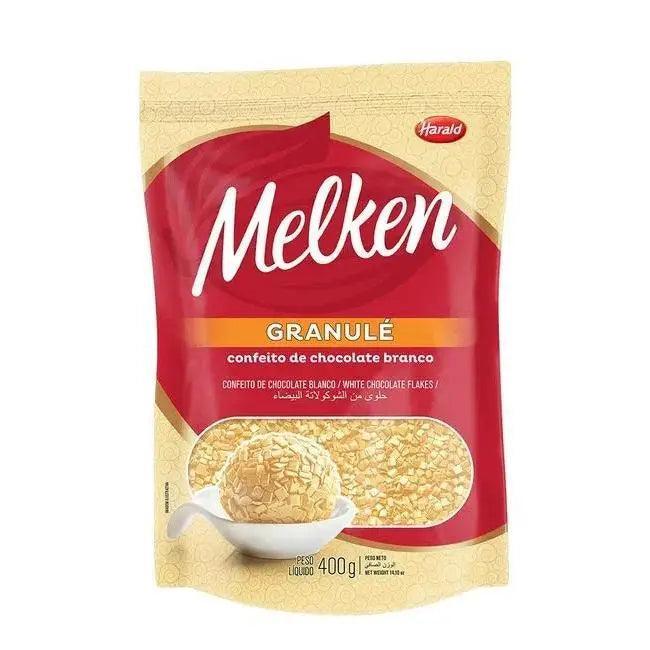 Confeito de Chocolate Branco Granule Melken Harald 400g - Meu Brasil On Line