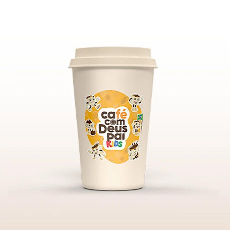 Copo Café Com Deus Pai Kids - Meu Brasil On Line