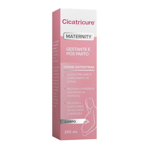 Creme Antiestrias Cicatricure Maternity Gestante E Pós Parto Com 250Ml - MEUBRASILONLINE