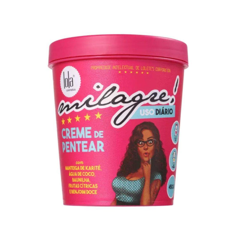 Creme de Pentear Lola Cosmetics Milagre 450g - MEUBRASILONLINE