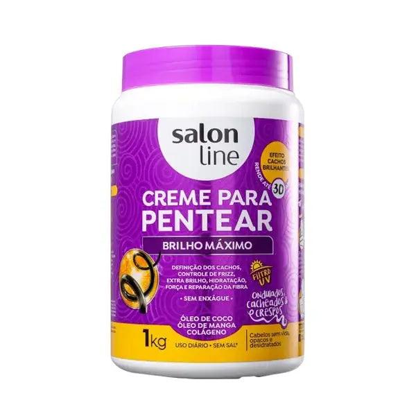 Creme Pentear Brilho Intenso Salon Line 1kg - Meu Brasil On Line