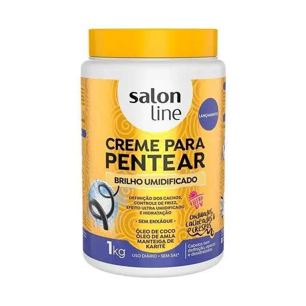 Creme Pentear Brilho Molhado Salon Line 1kg - MEUBRASILONLINE