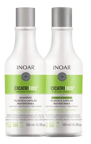 Kit Cicatrifios Shampoo 500ml + Condicionador 500ml Inoar