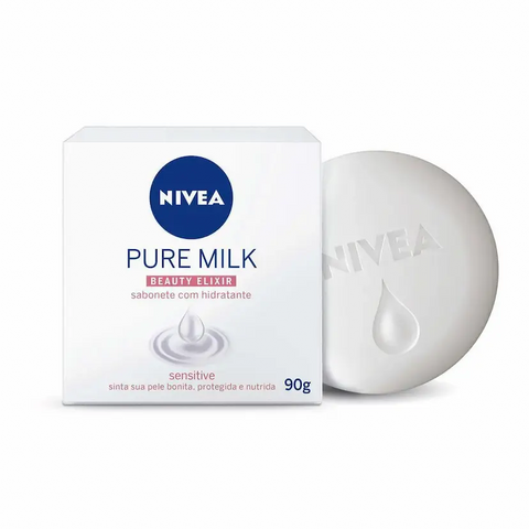 Sabonete em Barra Nivea Pure Milk Sensitive 90g