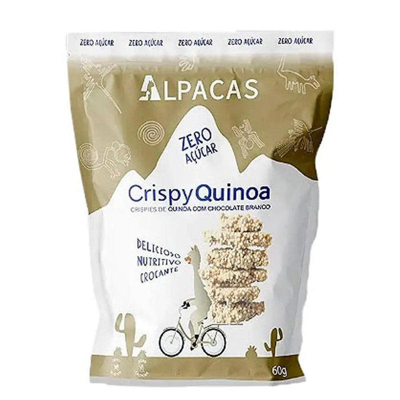 Crispy Quinoa Chocolate Branco Zero Alpacas 60g - Meu Brasil On Line